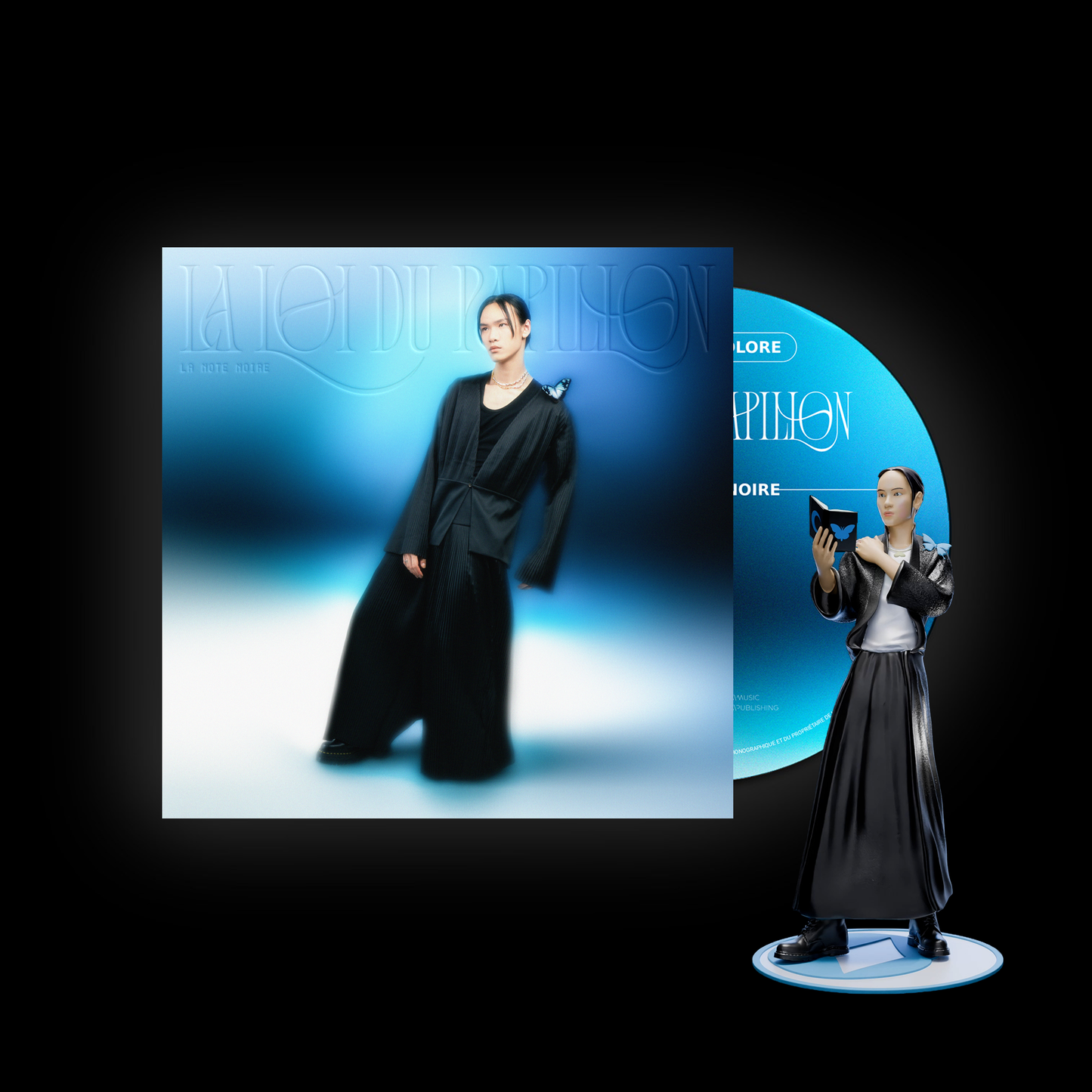 Pack CD et figurine | Album réédition La Note Noire et figurine Collector | Nuit Incolore