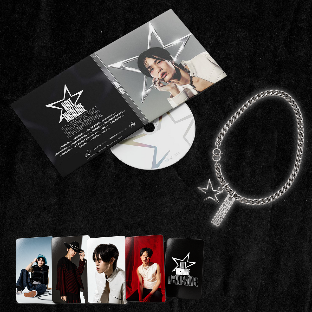 Pack CD ou Vinyle édition limitée argentée & Pendentif | Re:Naissance Part.1
