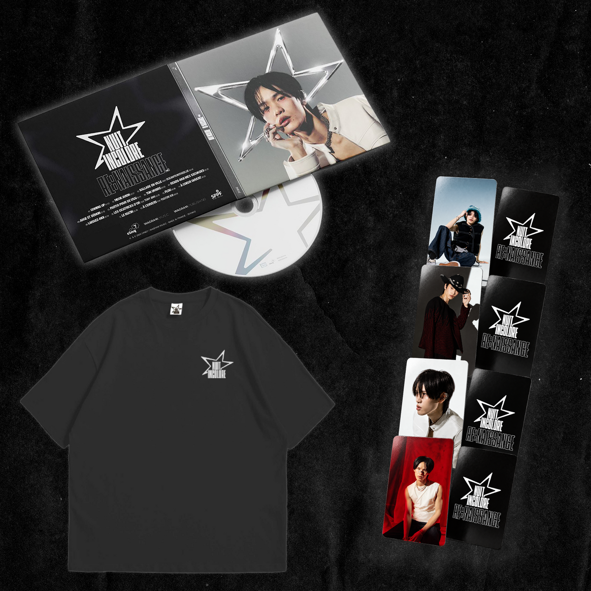 Pack CD ou Vinyle édition limitée argentée & T-shirt ou hoodie | Re:Naissance Part.1