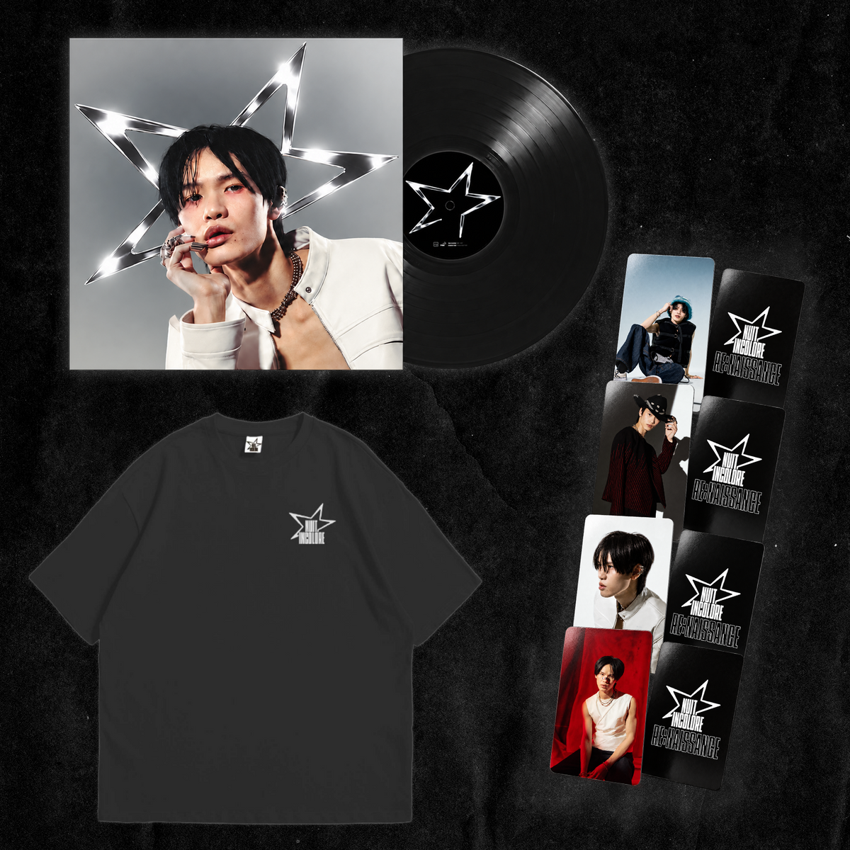 Pack CD ou Vinyle édition limitée argentée & T-shirt ou hoodie | Re:Naissance Part.1